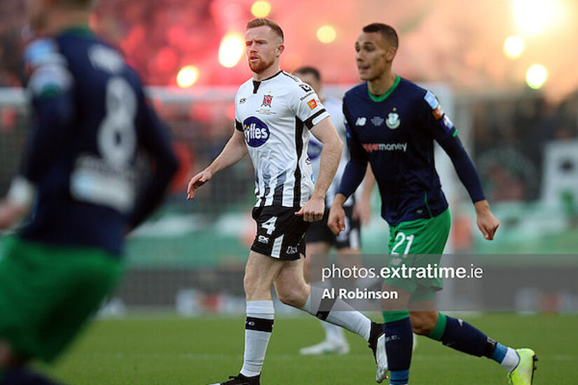 Sean Hoare and Graham Burke in the 2019 FAI Cup Final