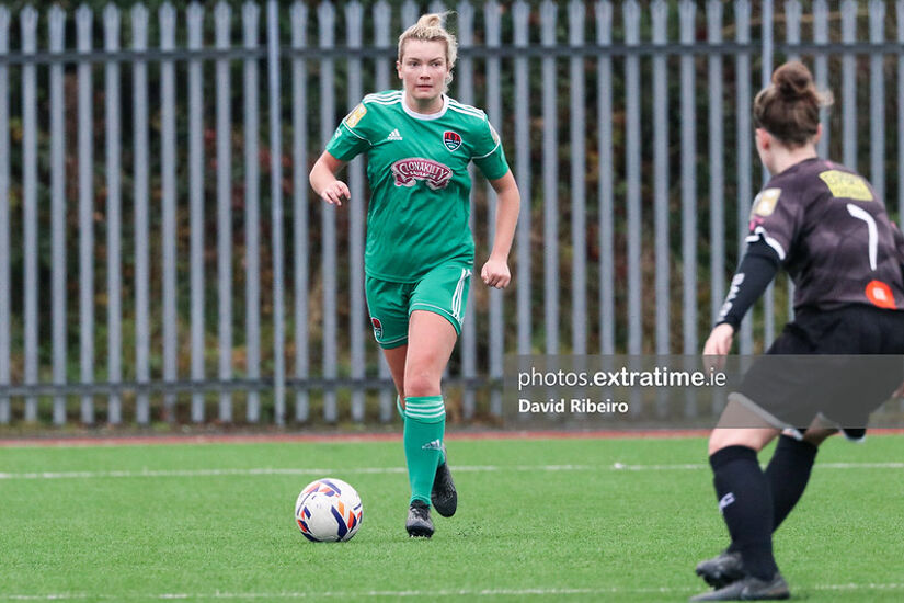 Saoirse Soonan of Cork City in action against Wexford Youths.