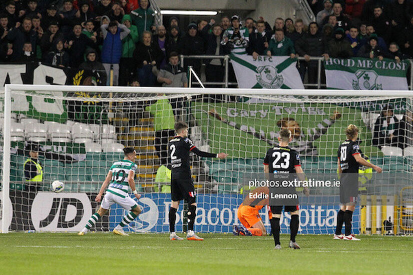 The Shamrock Rovers v Dundalk game in February 2020 was the last match played in Tallaght Stadium in front of spectators