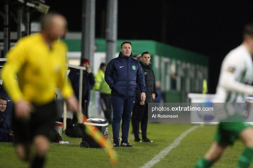 Bray Wanderers head coach Ian Ryan