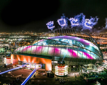 Khalifa Stadium in Qatar