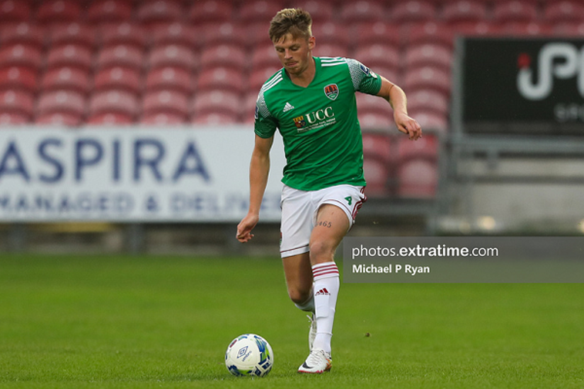 Rob Slevin in action for Cork City during the Rebels 3-0 Premier Division win over Sligo Rovers on Friday, 14 August 2021.
