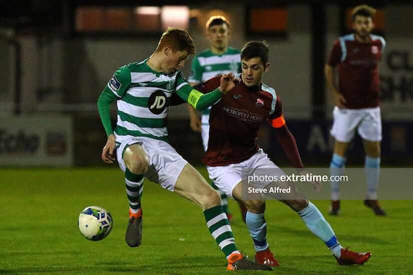 Darragh Nugent skippered the Shamrock Rovers II First Division side