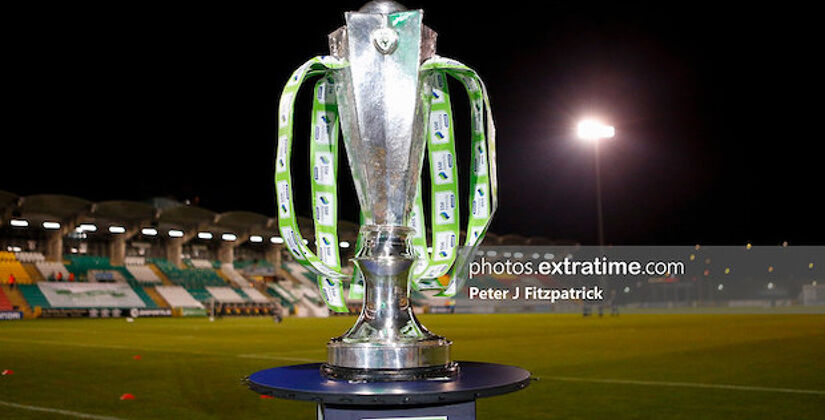 The Hoops got their hands on the league trophy after they played Pat's in Tallaght last season