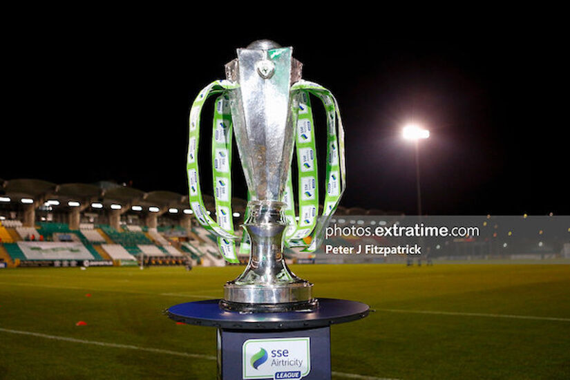 The Hoops got their hands on the league trophy after they played Pat's in Tallaght last season