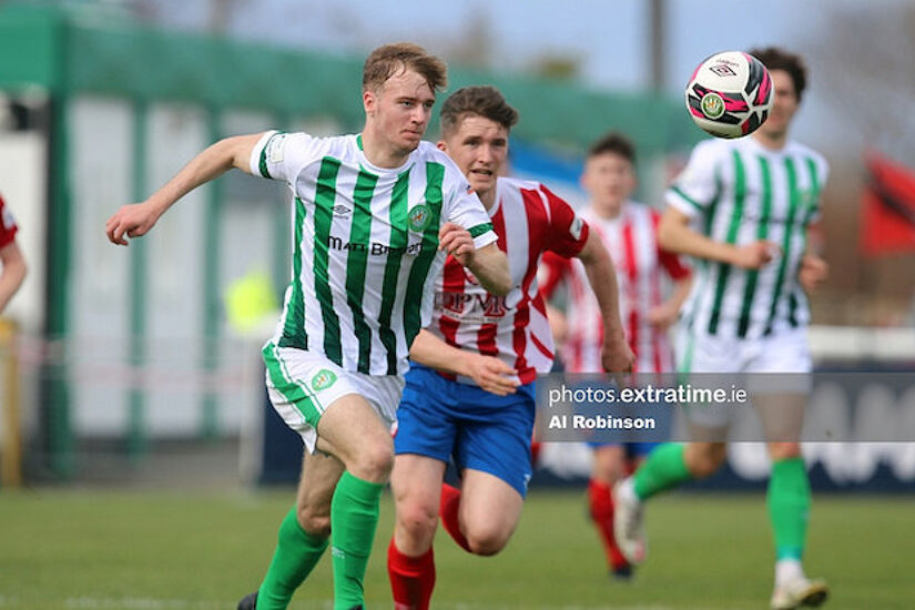 Andrew Quinn in action during his season long loan spell with Bray Wanderers in 2021 campaign