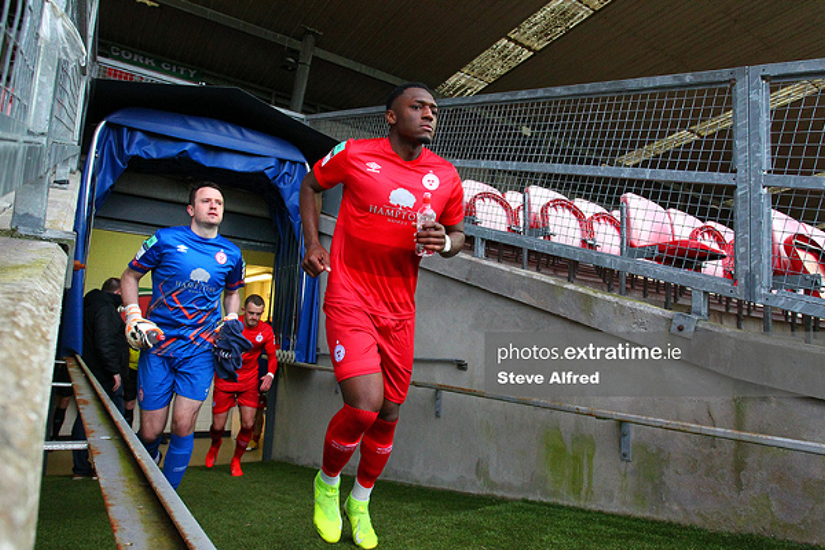 Maxim Kouogun during the 2021 League of Ireland season