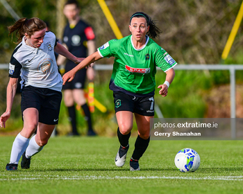 Megan Smyth-Lynch in action for Peamount United during the 2021 WNL season.