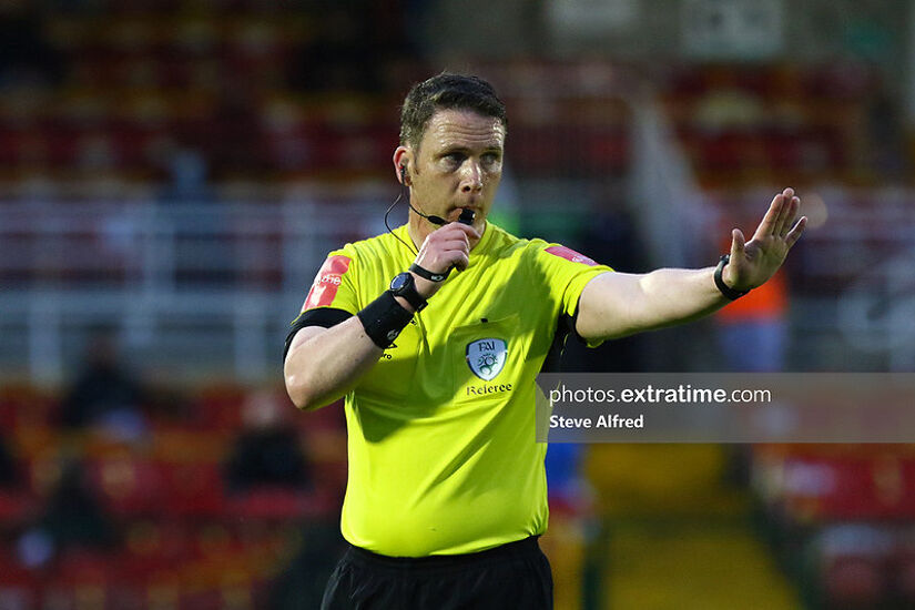 Referee Eoghan O’Shea.