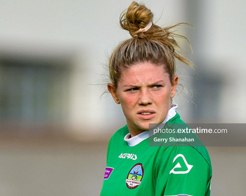 Hannah Walsh in action for Galway WFC during the 2021 season.
