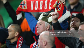 Norway fans in Dublin