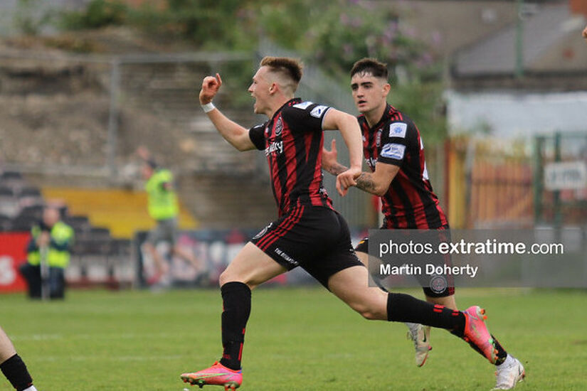 Andy Lyons one of three Bohs players in the Ireland under-21 squad