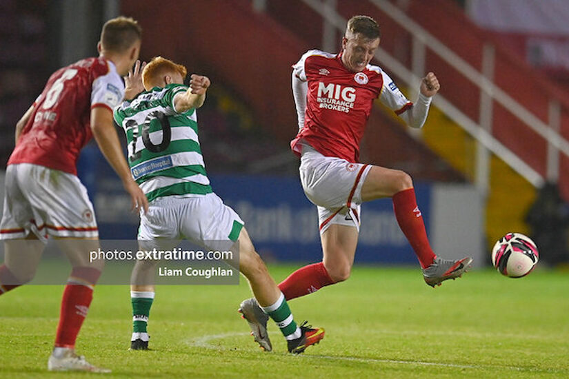 Chris Forrester's header earned the Athletic all three points against the Hoops earlier in the season