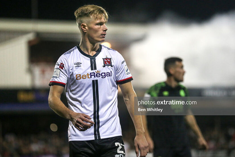 Dan Cleary in action for Dundalk