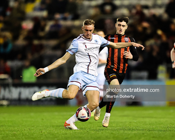 Killian Phillips in action for Drogheda United against Bohemians during the 2021 season.