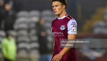 Dan O'Reilly in action for Drogheda United in 2021