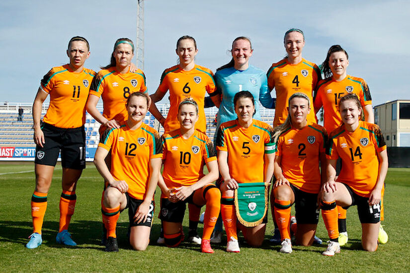 Republic of Ireland were captained by Niamh Fahey on her 100th international appearance