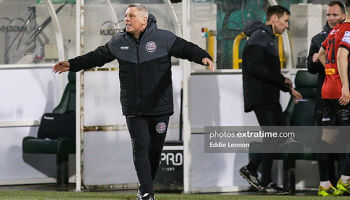 Keith Long not happy with a crucial decision that didn't go their way in Tallaght