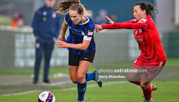 Muireann Devaney in action for Athlone Town during the 2022 season.