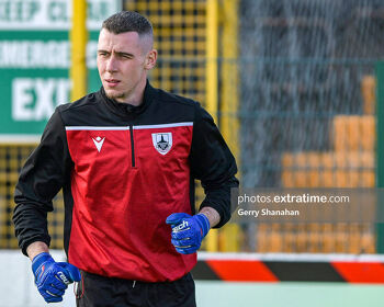Luke Dennison before Longford Town's game against Waterford at Bishopsgate on Monday, 21 June 2021.