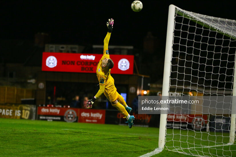 Drogheda United goalkeeper Luke Dennison