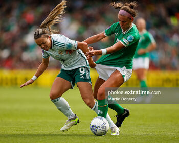 Caitlin Hayes on Ireland debut in the Aviva Stadium in September