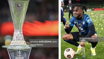 Ademola Lookman's hat-trick helped the Italian side lift a European trophy for the very first time