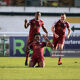 Carlton Ubaezuonu celebrates in action for Galway United
