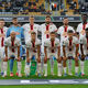 Players of SK Rapid pose for a team photograph prior to the UEFA Conference League 2024/25 League Phase MD1 match between Istanbul Basaksehir FK and SK Rapid at  on October 02, 2024 in Istanbul.