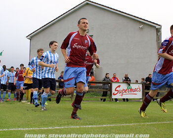 Mervue United and Salthill Devon during the club's brief stint in the League of Ireland