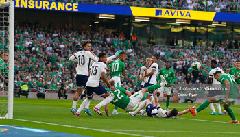 Jayson Molumby, Republic of Ireland during the UEFA Nations League game between the Republic of Ireland and England