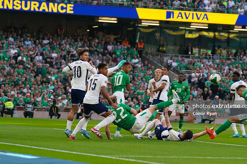 Jayson Molumby, Republic of Ireland during the UEFA Nations League game between the Republic of Ireland and England