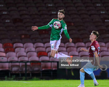 Gordon Walker in action for City against Cobh Ramblers in March 2021
