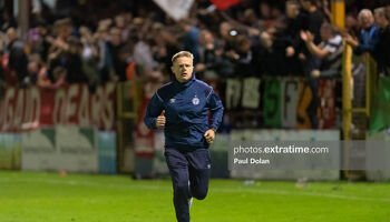 Damien Duff after the 1-1 Dublin derby draw with Bohs in Tolka Park