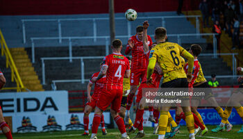 Action from Shelbourne's 1-0 win over Pats