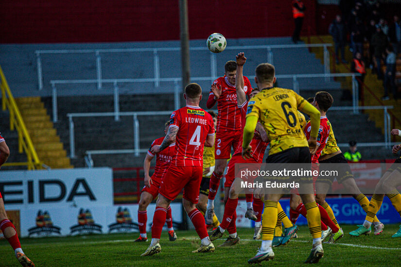 Action from Shelbourne's 1-0 win over Pats