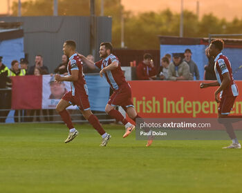 Drogheda United had nine reasons to celebrate on Friday night with James-Taylorgetting an early hattrick