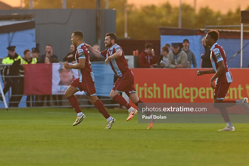 Drogheda United had nine reasons to celebrate on Friday night with James-Taylorgetting an early hattrick