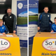 Darragh Coyle signs his new Finn Harps deal (left) - as does Max Johnston