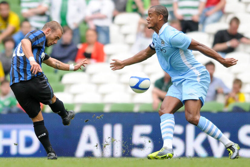 Former Man City player Vincent Kompany, now manager of Burnley