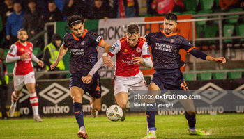 Mason Melia caught the eye against Istanbul Basaksehir in last week's first-leg at Tallaght Stadium