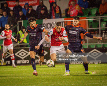 Mason Melia caught the eye against Istanbul Basaksehir in last week's first-leg at Tallaght Stadium