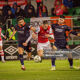 Mason Melia caught the eye against Istanbul Basaksehir in last week's first-leg at Tallaght Stadium