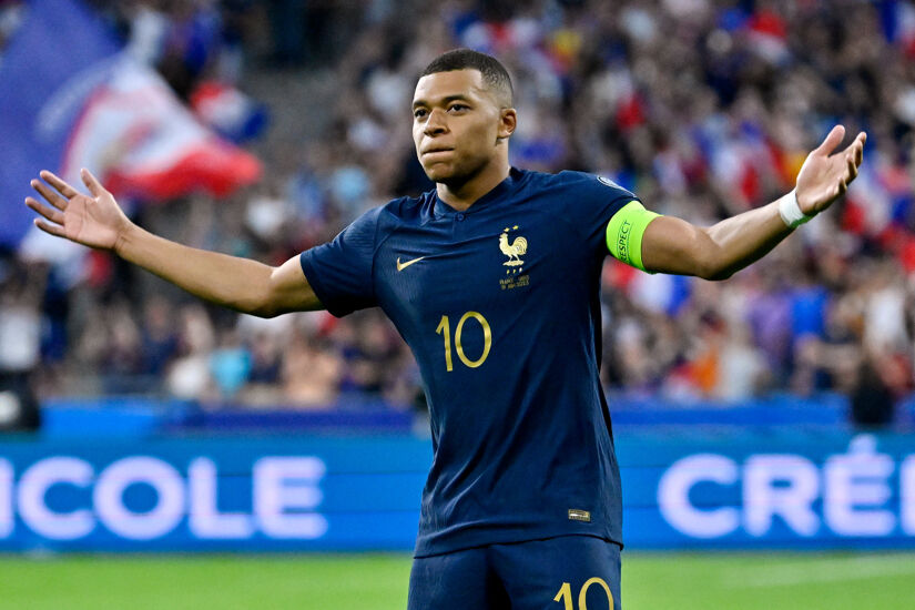 French skipper Kylian Mbappe