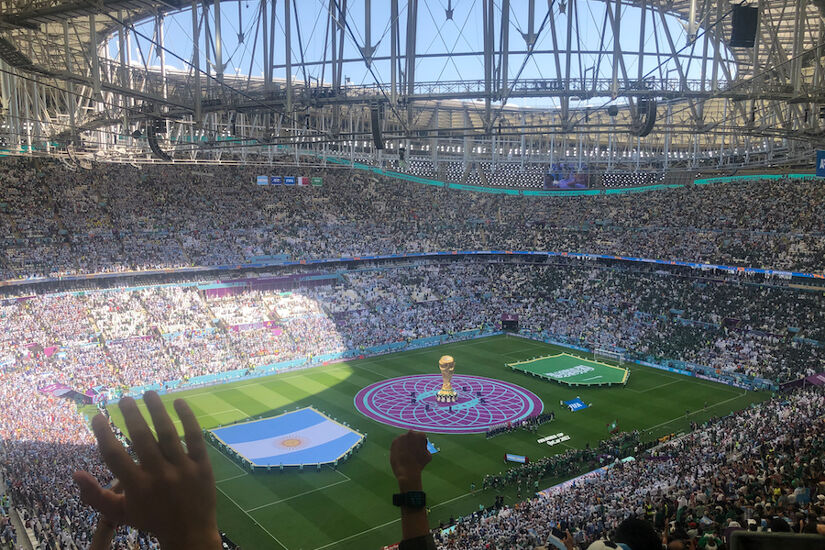 Lusail Stadium will host the World Cup final next month but hosted an historic game on Tuesday as Saudi Arabia shocked Argentina