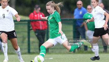 Izzy Atkinson in action for the Ireland u-19 team