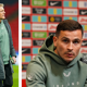 Ireland boss Heimir Hallgrimsson walks the Wembley pitch ahead of the press conference where he and Josh Cullen spoke to the media