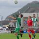 Max Murphy of Bray keeps his eye on the ball