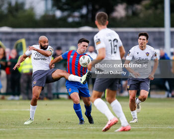 Action from Ballyfermot v Wexford