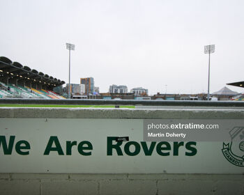 'We Are Rovers' slogan at Tallaght Stadium